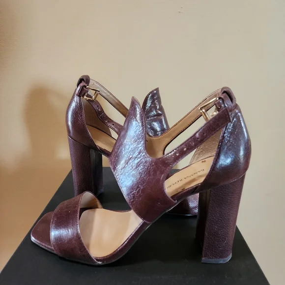 Banana Republic Blyss Block Heels - Brown - Size 8 - Picture 4 of 7